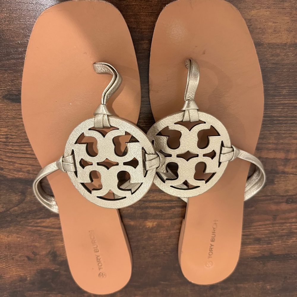 Tory Burch Women's Gold Sandals
